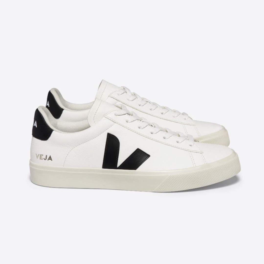 Veja Campo Leather Sneaker - White Black