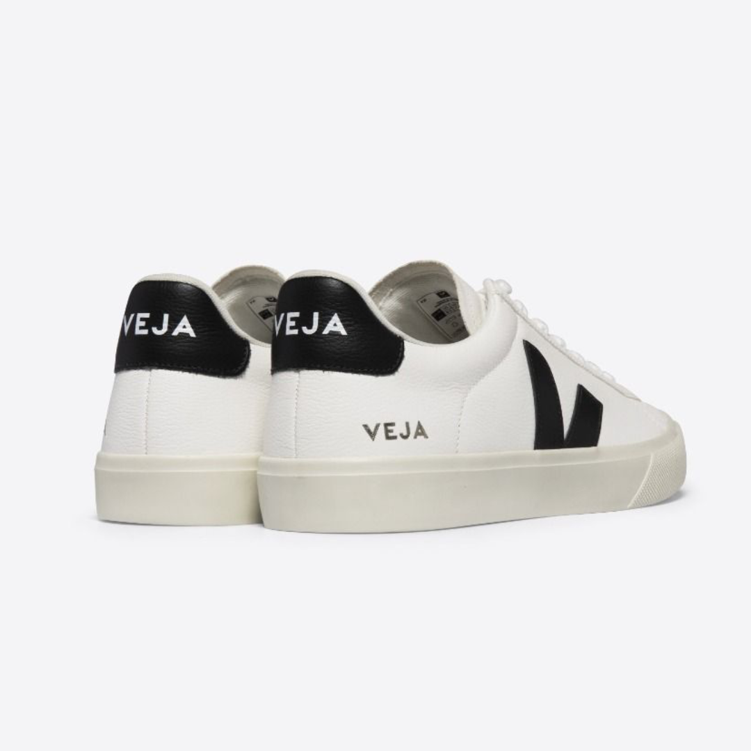 Veja Campo Leather Sneaker - White Black