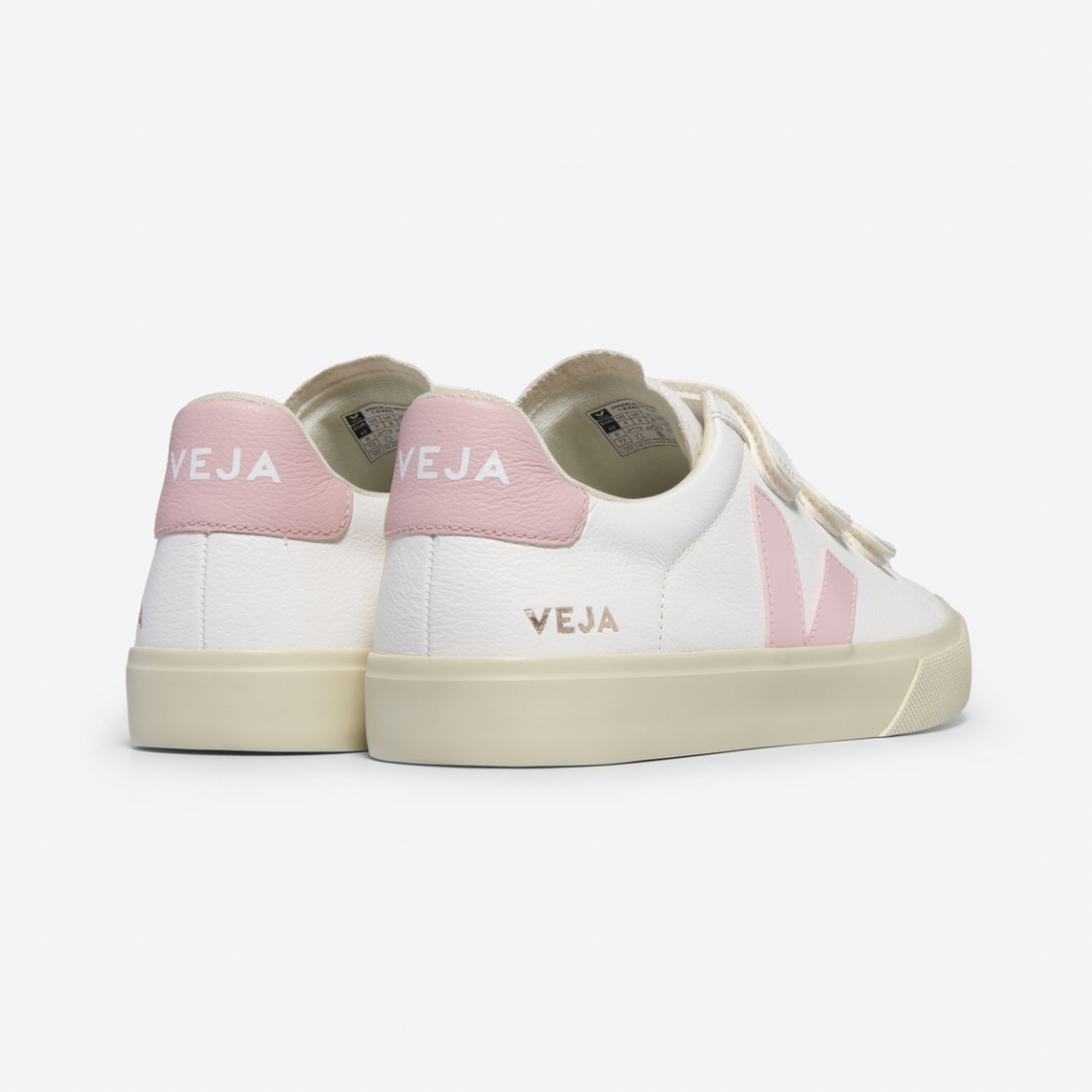 Veja Recife Leather Sneakers - White Petale