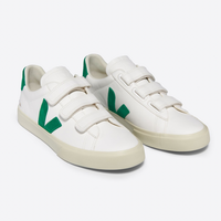 Veja Recife Leather Sneakers - White Emeraude