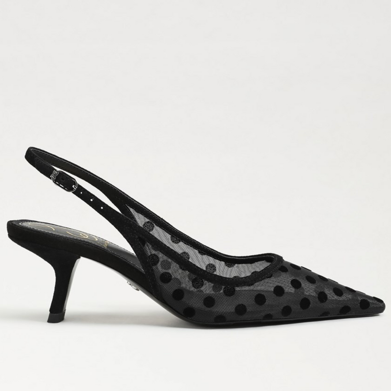 Bianka Slingback - Polka Dot Mesh