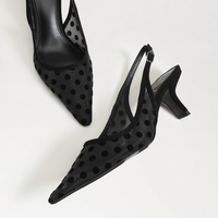 Bianka Slingback - Polka Dot Mesh