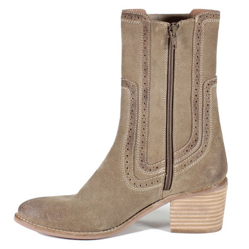 Morning Dew Bootie - Dark Dust Suede