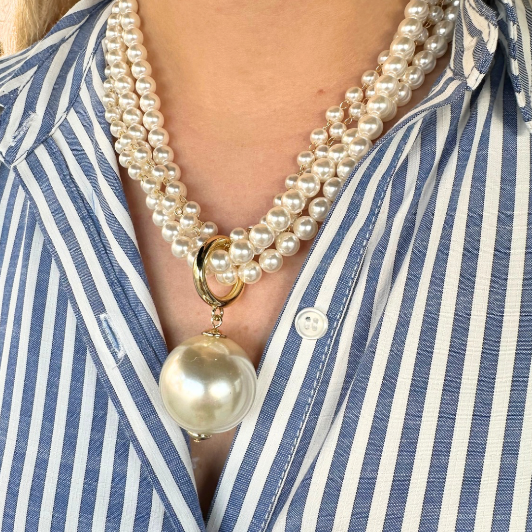 The Emily Multistrand Pearl Necklace