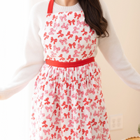 One Size Holiday Apron - Bows