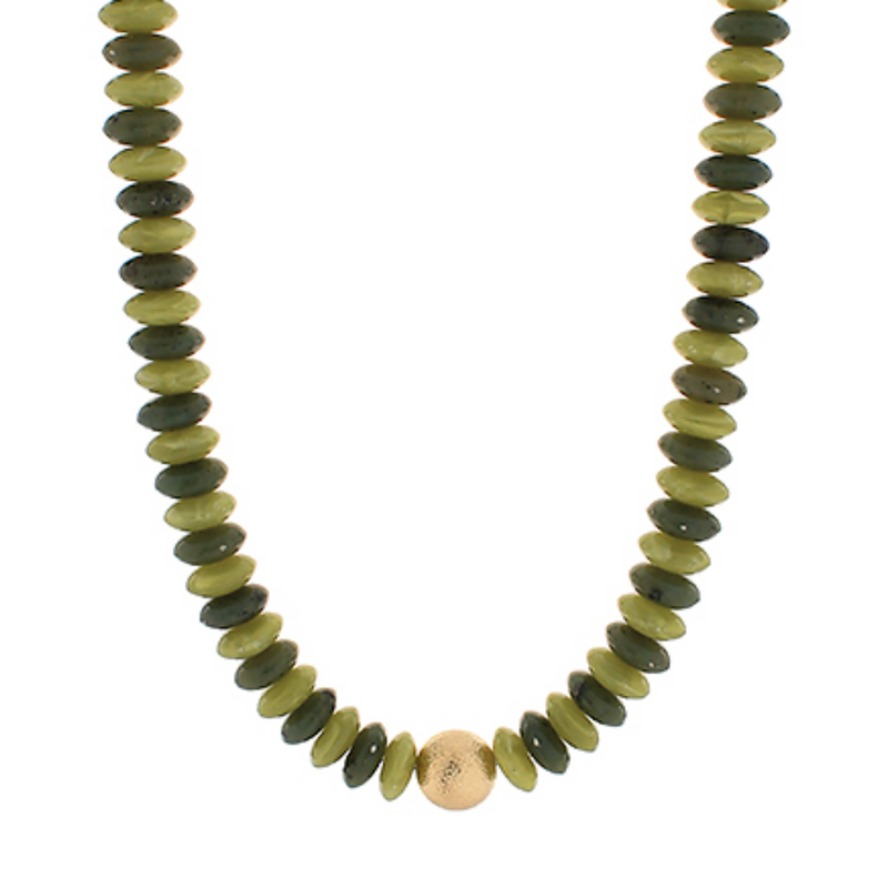 The Roxie Rondelle Beaded Necklace