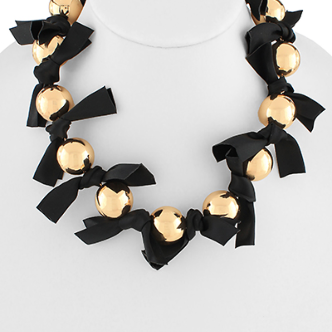 Bow Ribbon Necklace