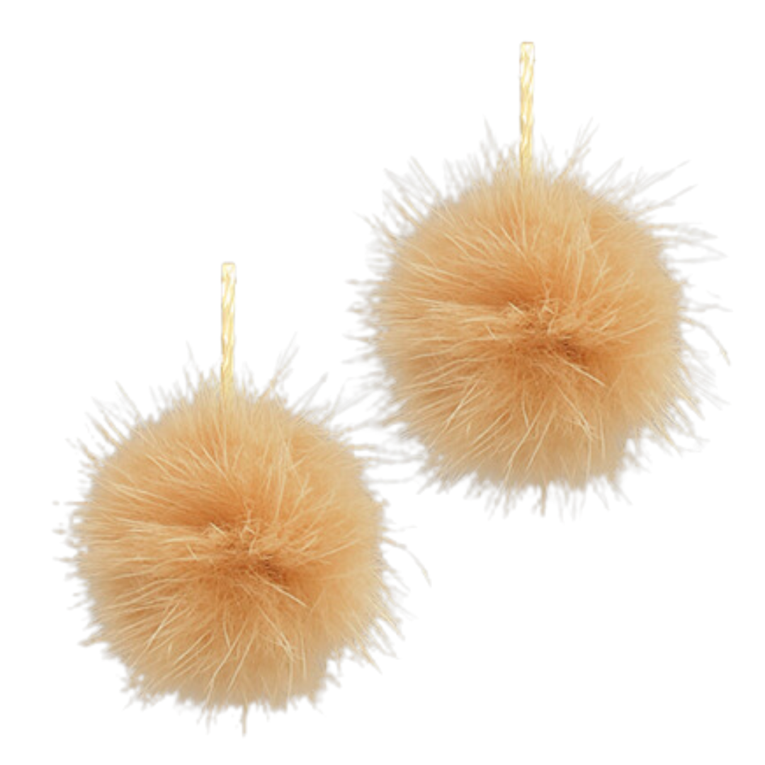 PomPom Dangle Earrings