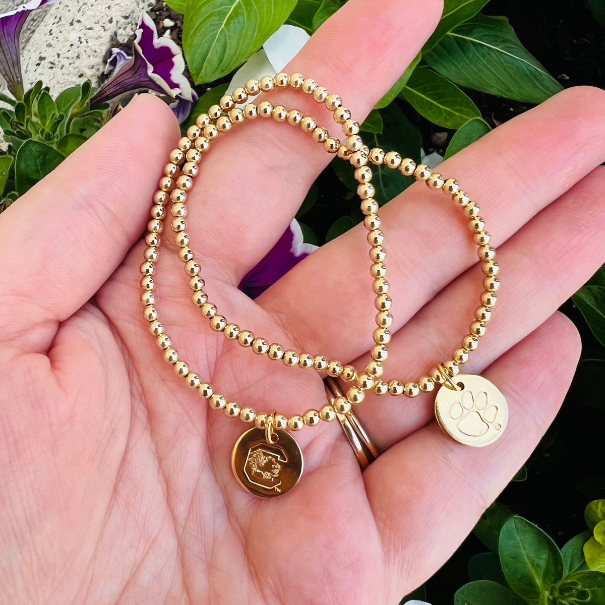 eCOLLEGIATE 3mm Gold Bracelet
