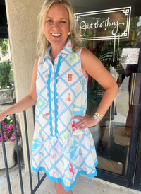 Tiki Time Sleeveless Dress