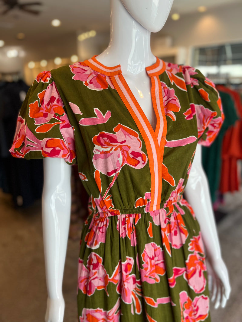 Dreamy Garden Midi Dress