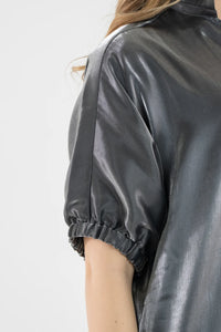 Metallic Poppy Dress - Black Tie