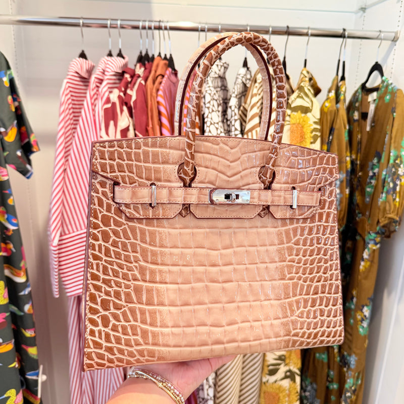 Large Patent Kelly Bag