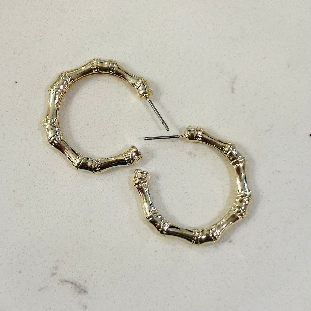 Alessia Bamboo Hoop Earrings