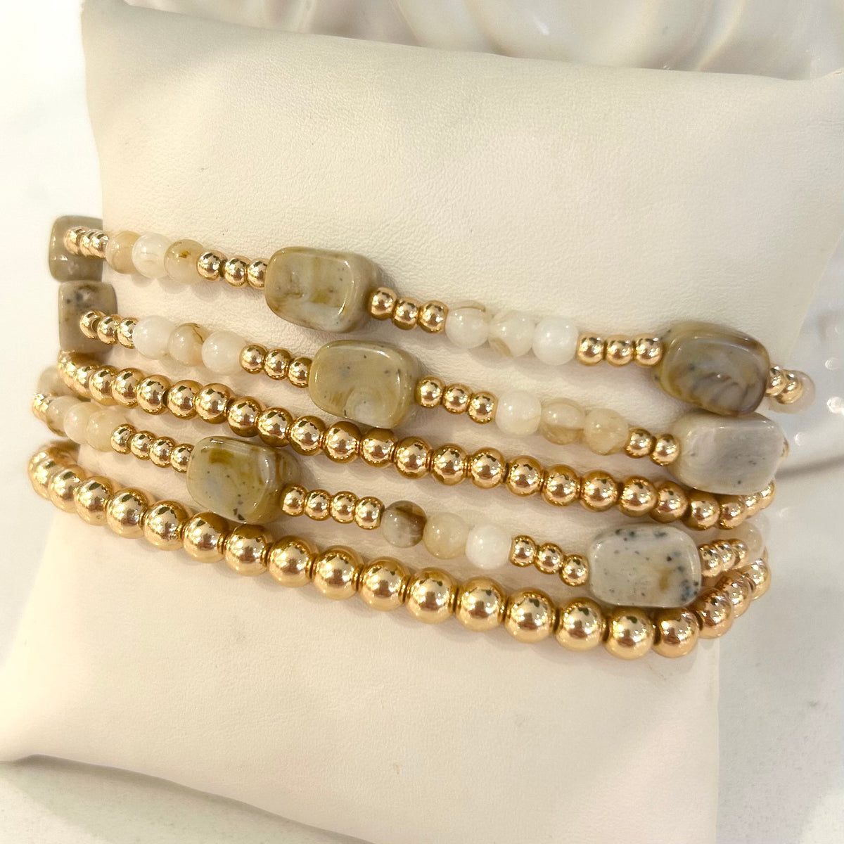 Mixed Stone Bracelet Set
