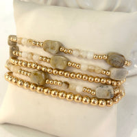 Mixed Stone Bracelet Set