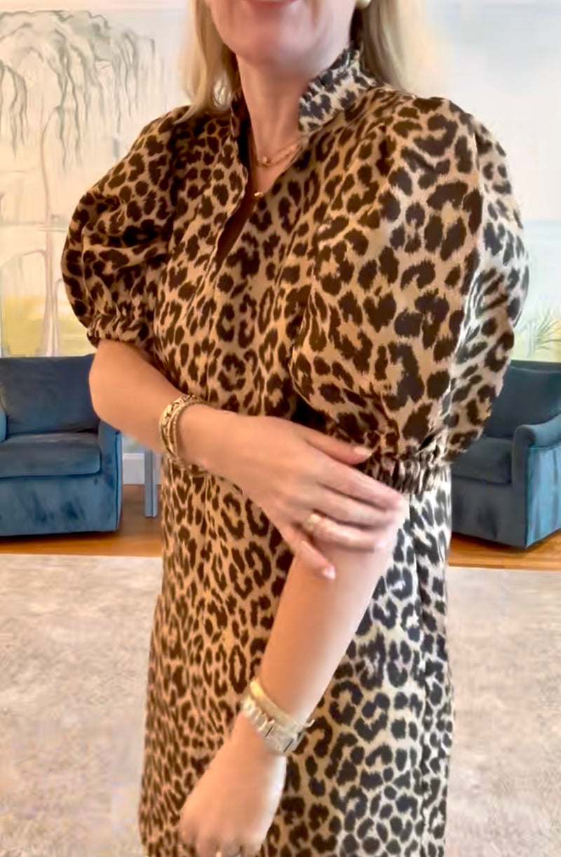 Eloise Leopard Dress
