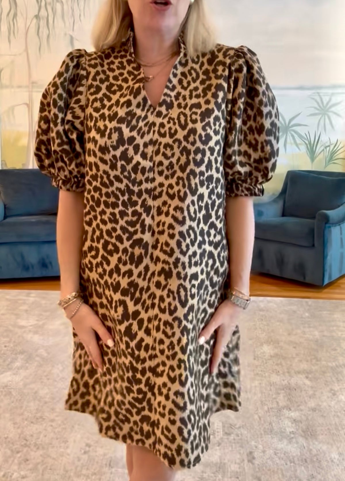 Eloise Leopard Dress