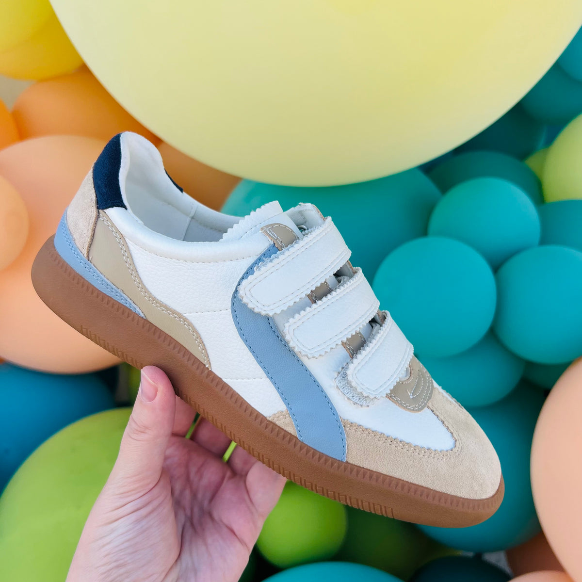 Lizzie Sneakers - Blue Taupe