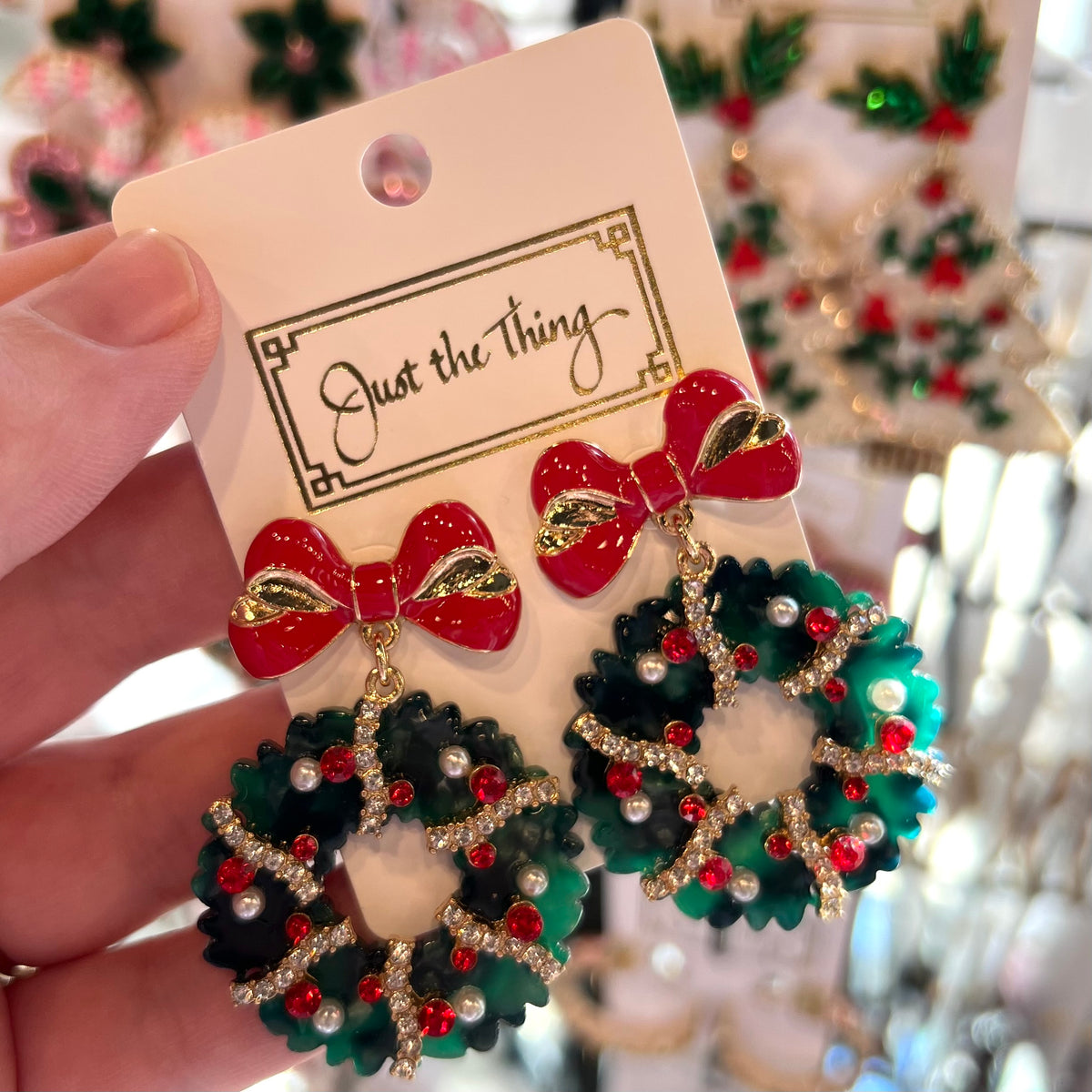 Wreath Bow Earrings