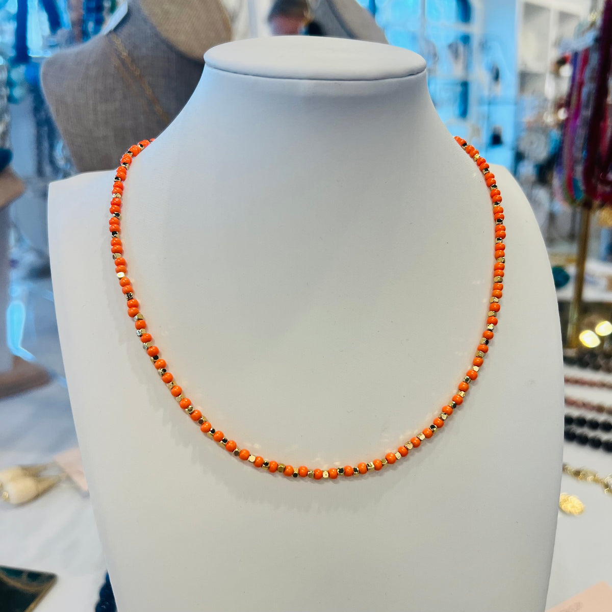 Eve Small Bead Accent Necklace