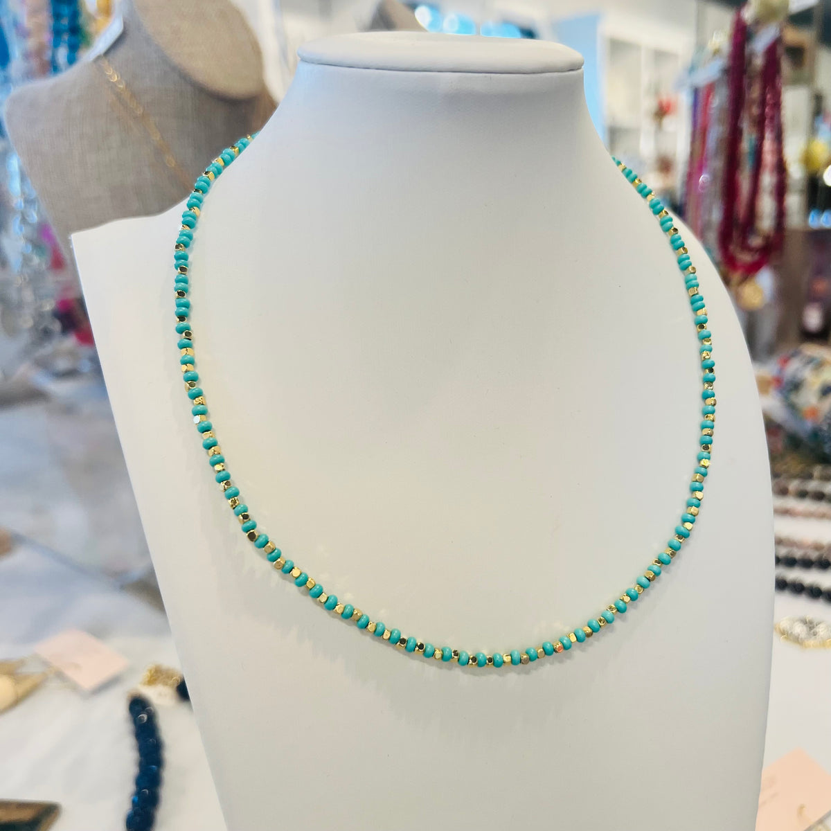 Eve Small Bead Accent Necklace