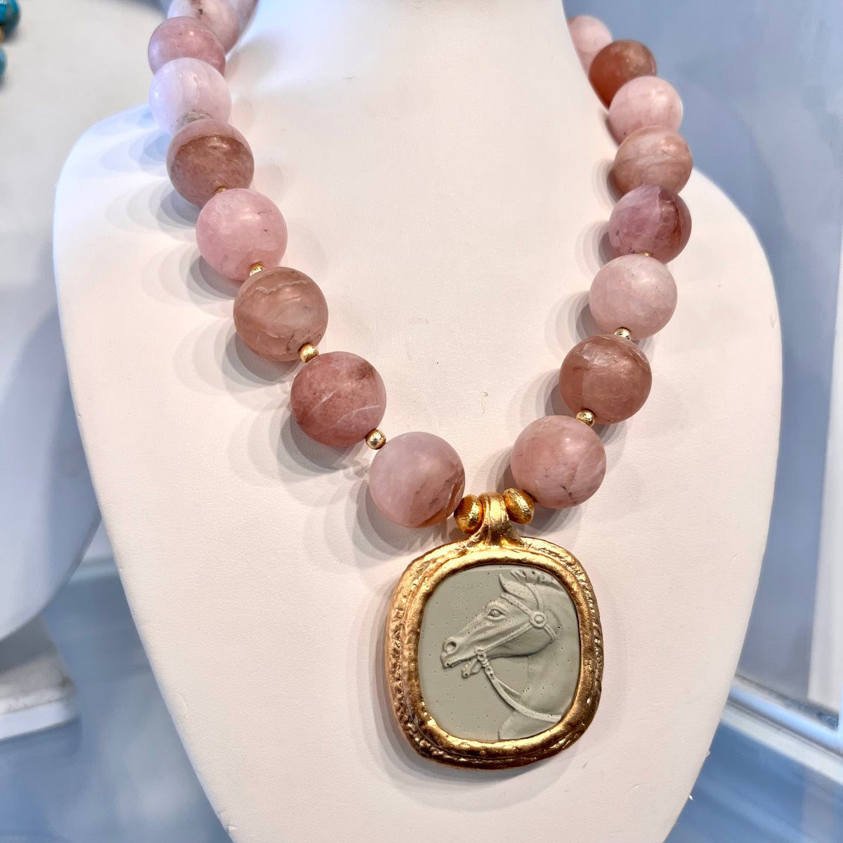 Horse Medallion Necklace