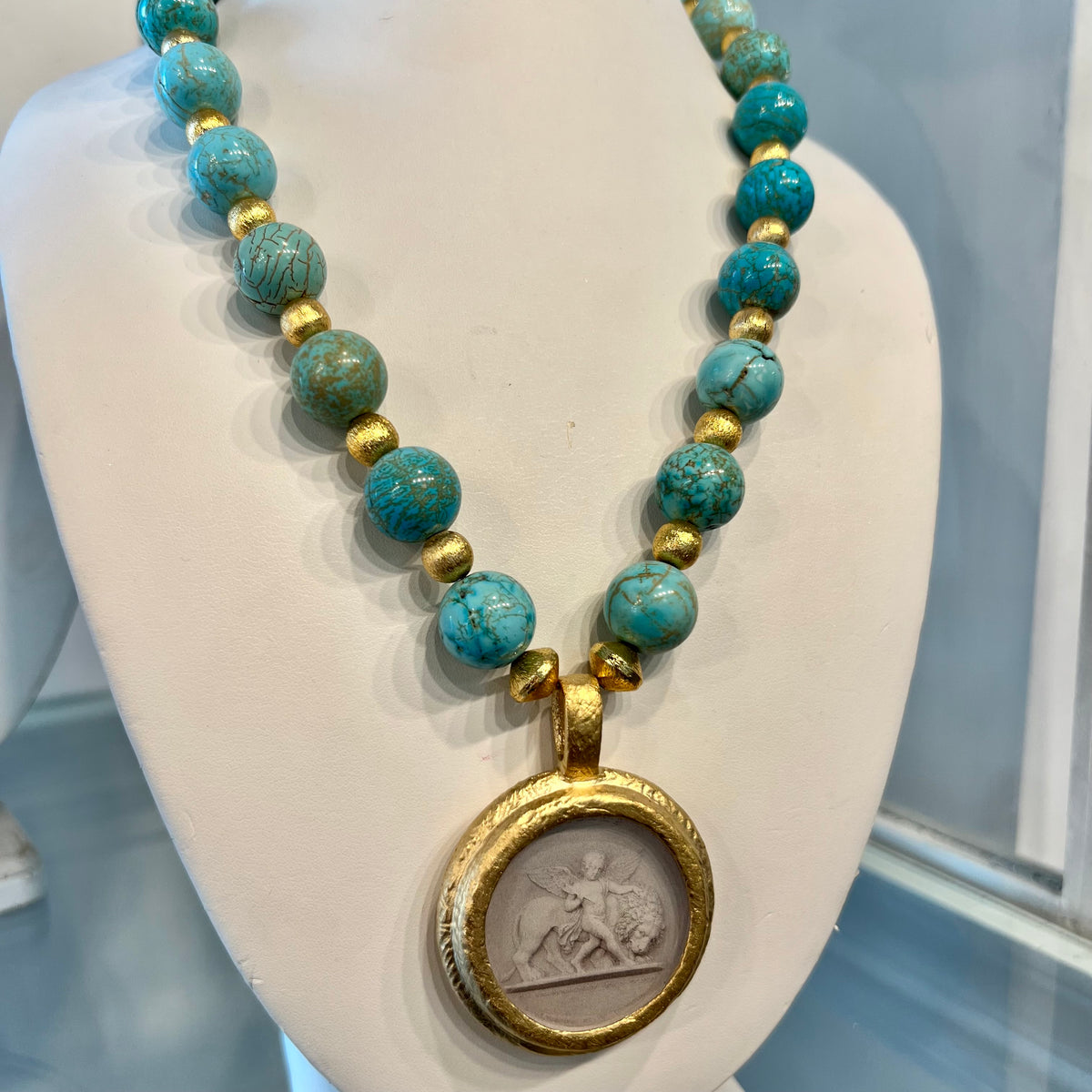 Cherub Intaglio Necklace