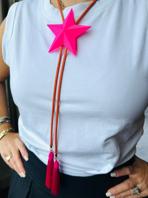 Statement Star Bolo Necklace