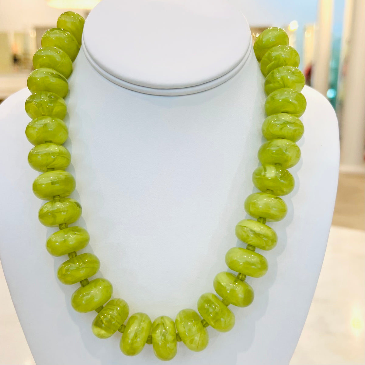 Kinsey Acrylic Bead Necklace