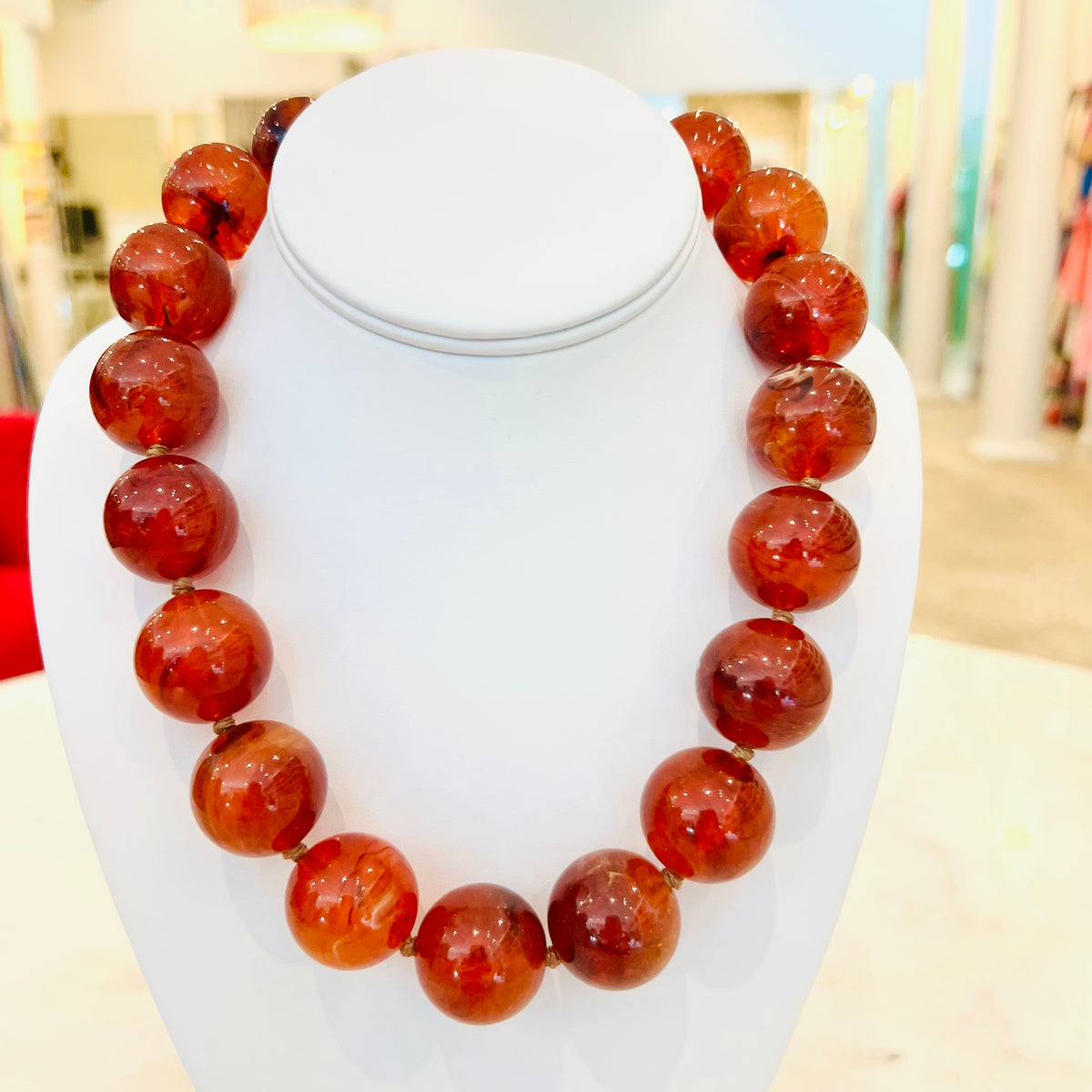 Hailee Bauble Bead Necklace