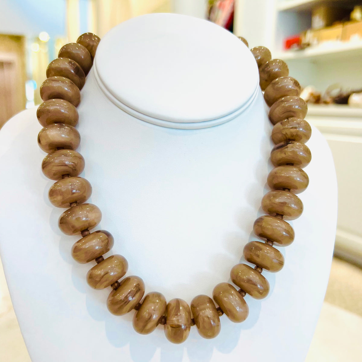 Kinsey Acrylic Bead Necklace