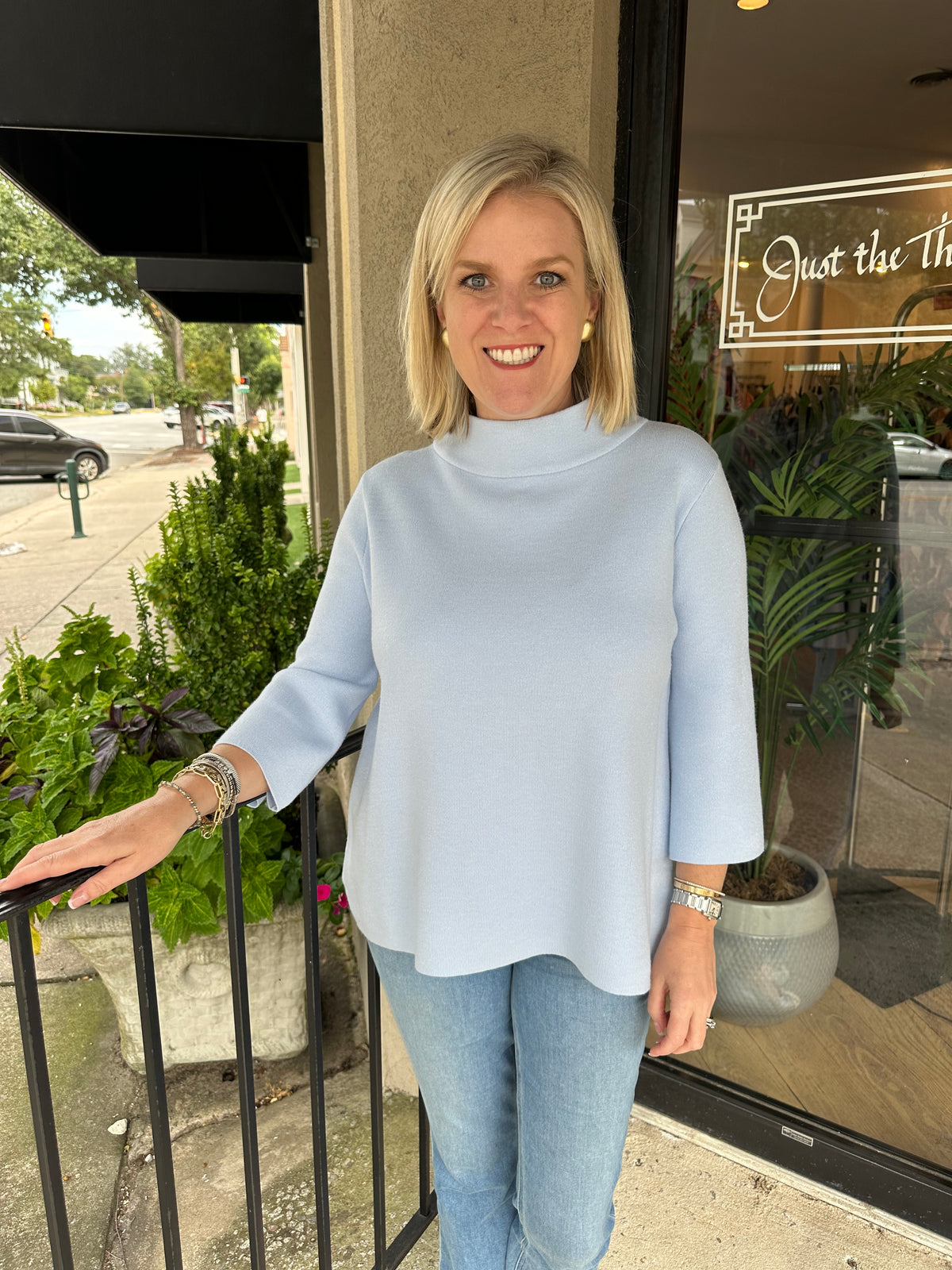 Audrey Mock Neck Sweater