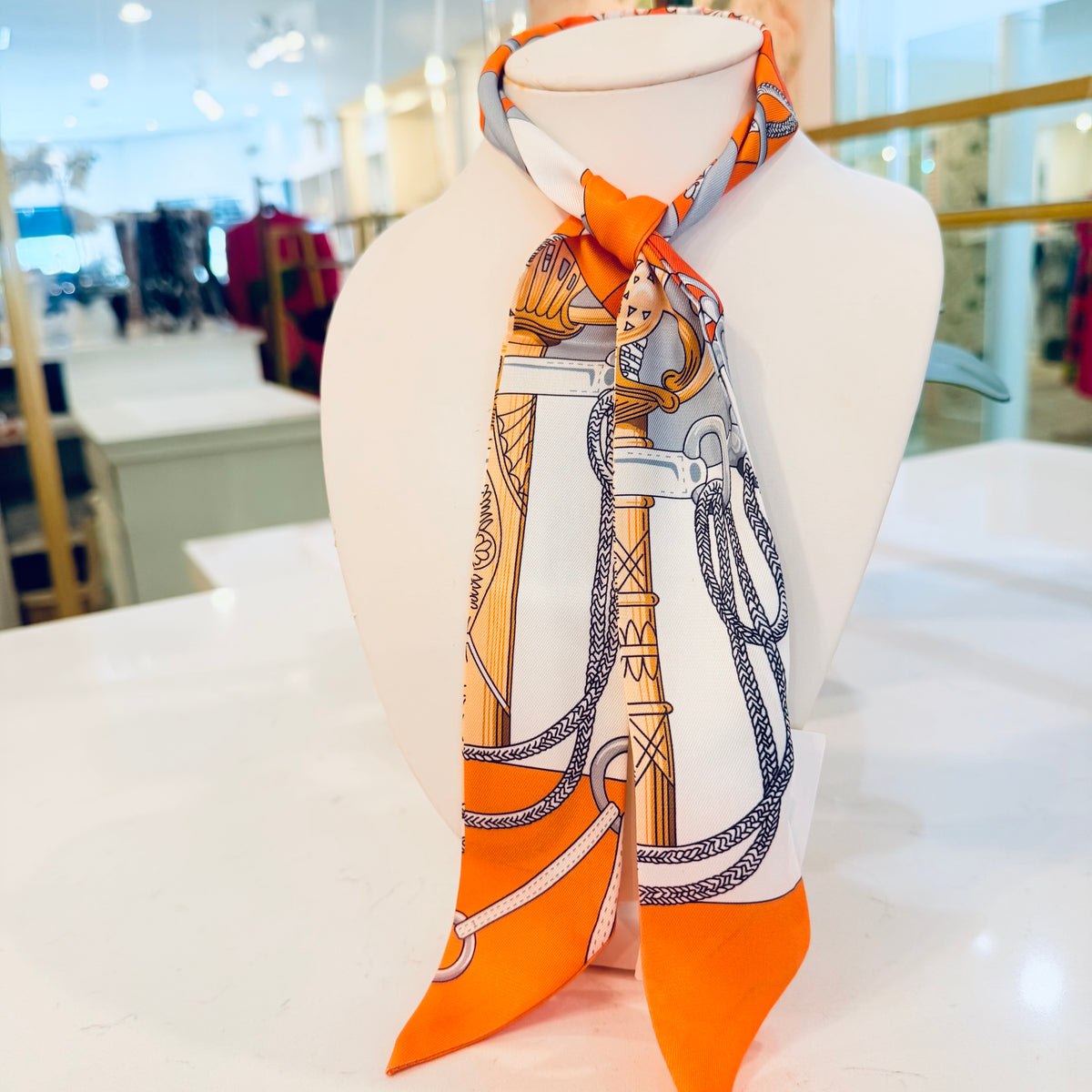 Patterned Twilly Scarf