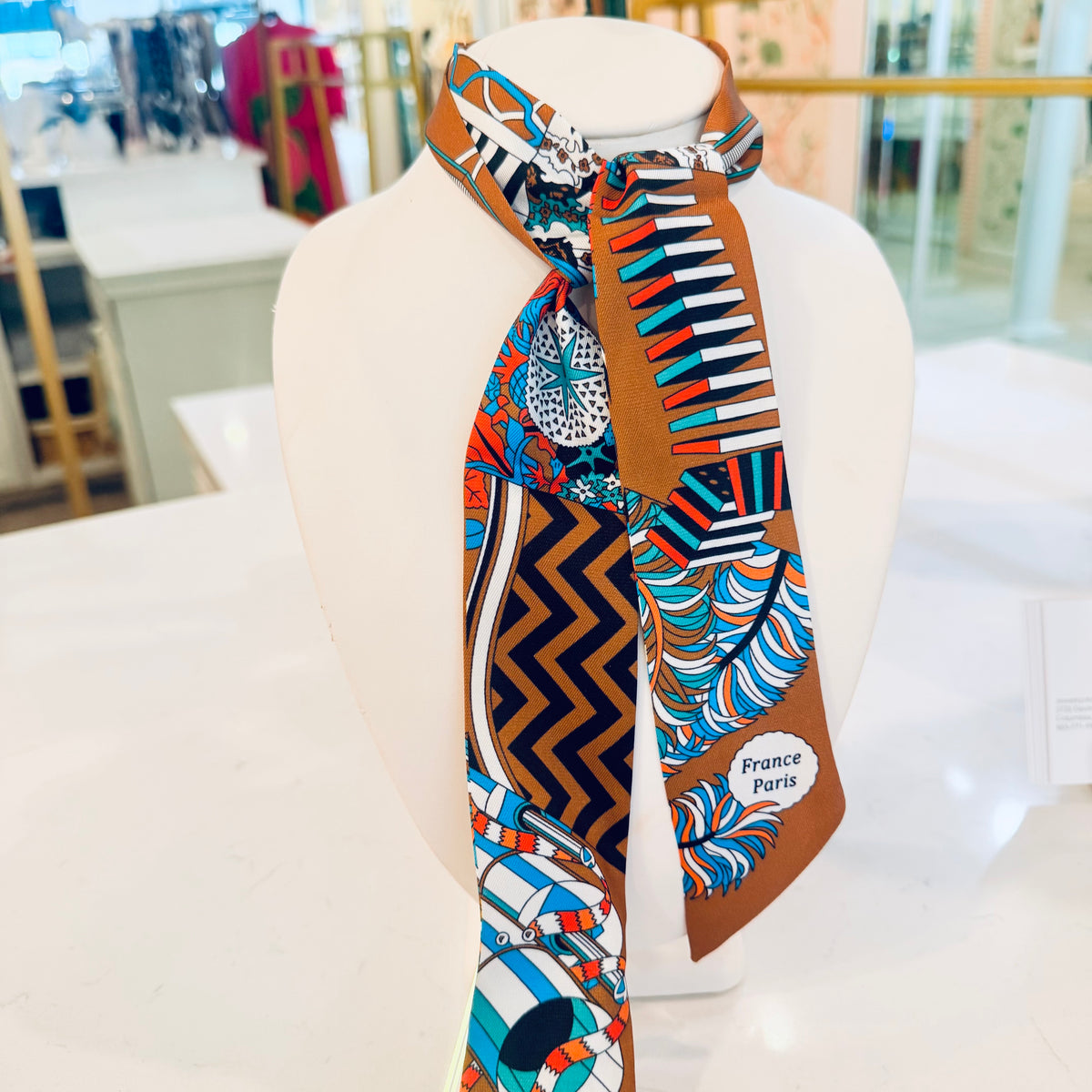 Patterned Twilly Scarf
