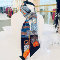 Patterned Twilly Scarf