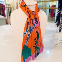 Patterned Twilly Scarf