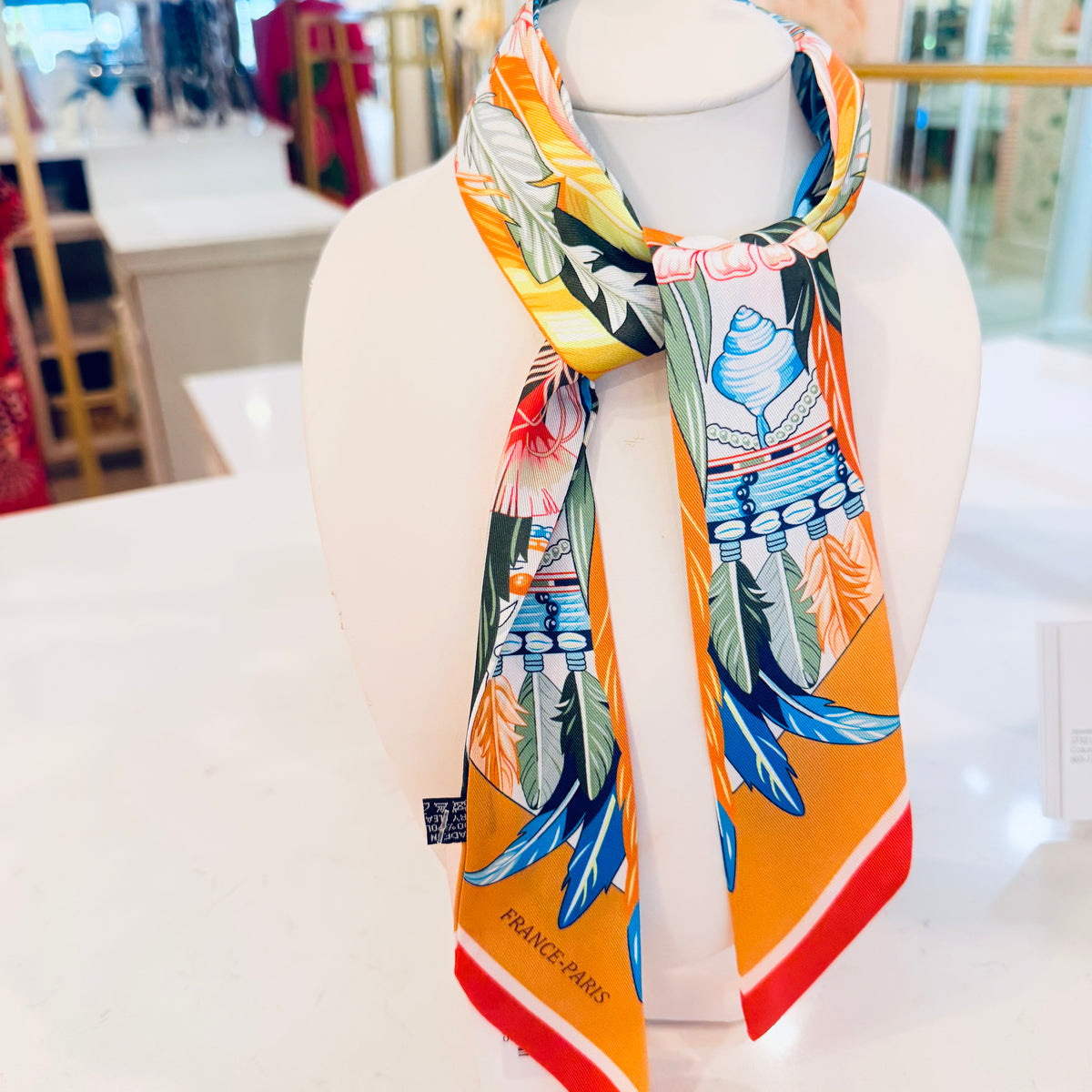 Patterned Twilly Scarf