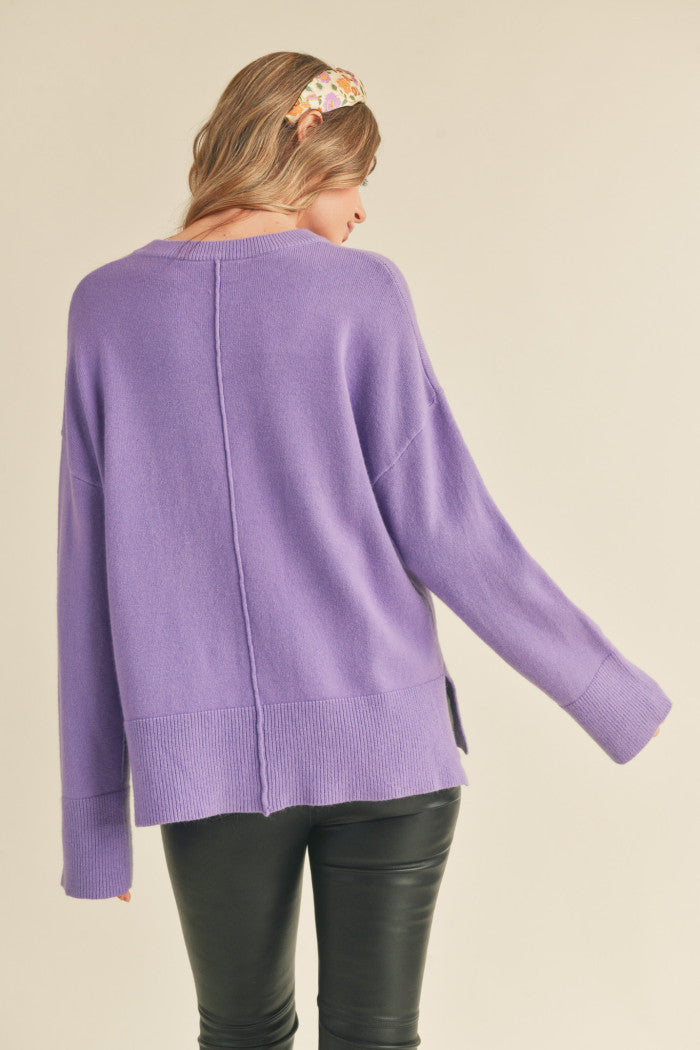 Relaxed Center Seam Sweater