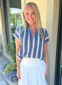 May Stripe Vicki Top