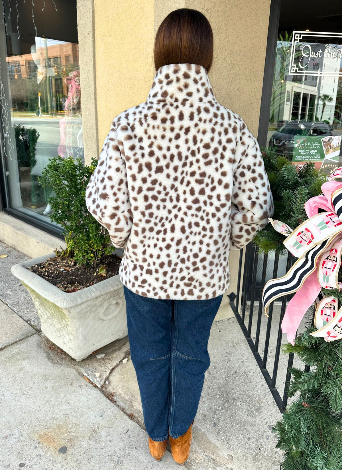 Snow Leopard Fur Jacket