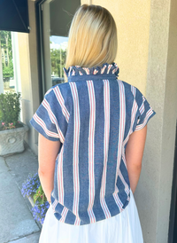 May Stripe Vicki Top
