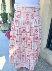 Betsey Skirt - Summer Shindig Red