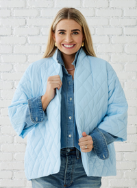 Penny 3/4 Sleeve Puffer