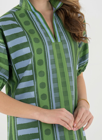 Poppy Jacquard Maxi Dress - Forest Jubilee