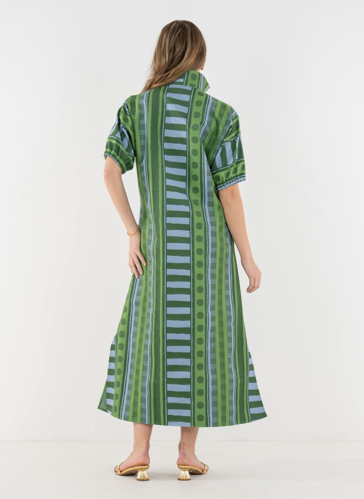 Poppy Jacquard Maxi Dress - Forest Jubilee