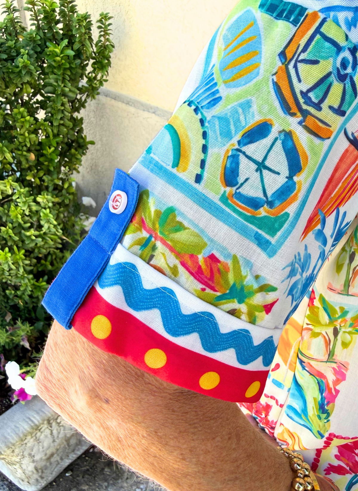 Sunny Vacay Placket Shirt Dress
