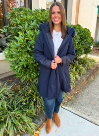 2 Way Zip Fur Hood Jacket