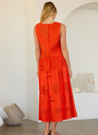 By The Sea Midi Skirt Set