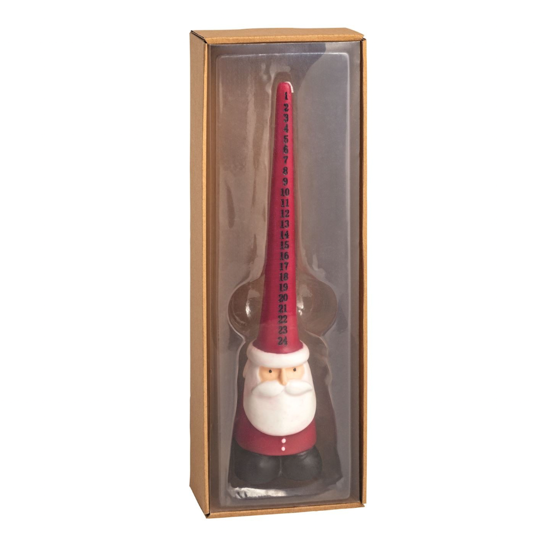 Santa Countdown Candle